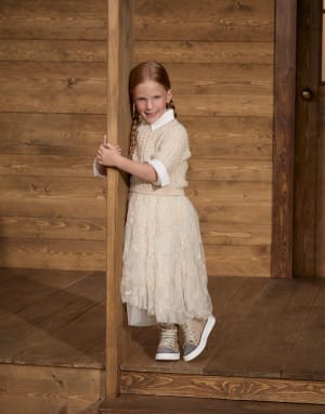 ブルネロクチネリ 子供ワンピース Designer girl's dresses and jump suits | Brunello Cucinelli