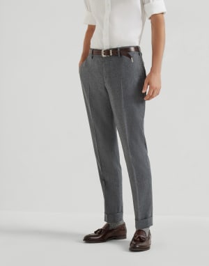 Italian fit trousers Medium Grey Man - Brunello Cucinelli