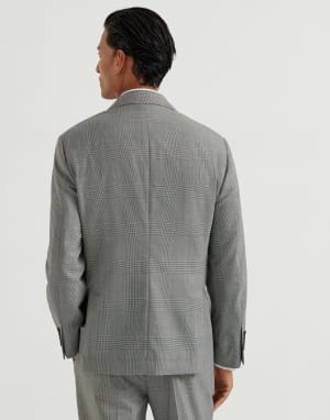 Prince of Wales blazer Grey Man - Brunello Cucinelli