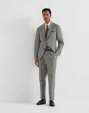 Prince of Wales blazer Grey Man - Brunello Cucinelli