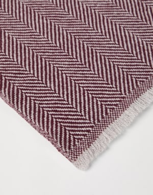 Cashmere scarf Amaranth Man - Brunello Cucinelli