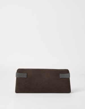 Essence 手拿包 松果布朗色 女款 - Brunello Cucinelli