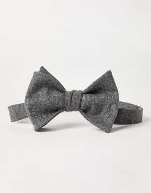 Flannel bowtie Dark Grey Man - Brunello Cucinelli