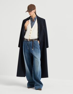 Cashmere cardigan White Woman - Brunello Cucinelli