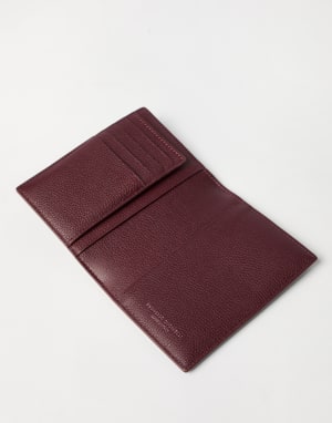 Funda para pasaporte Amaranto Mujer - Brunello Cucinelli