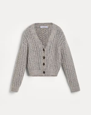 BRUNELLO CUCINELLI ホワイトカーディガン 綿・麻オールシーズン BRUNELLO CUCINELLI ホワイトカーディガン 綿・麻オールシーズン