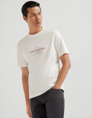 T-shirt imprimé Blanc Homme - Brunello Cucinelli