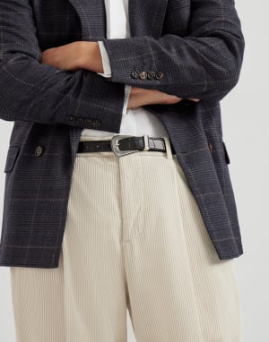 Garment-dyed trousers Panama Man - Brunello Cucinelli