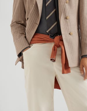 Garment-dyed trousers Off-White Man - Brunello Cucinelli