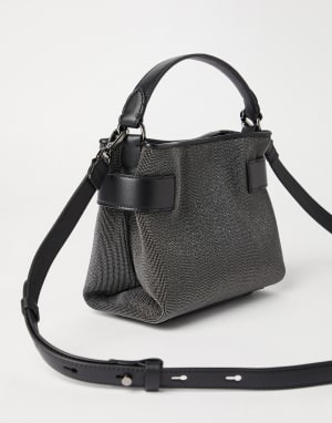 Small precious Essence top-handle bag Black Woman - Brunello Cucinelli