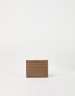 Mappe aus Leder Schokolade Damen - Brunello Cucinelli