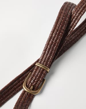 Leather belt Brown Woman - Brunello Cucinelli