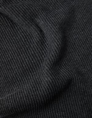 Шарф из кашемирового трикотажа Бурый Уголь Женщина - Brunello Cucinelli