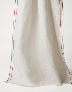 Bufanda con orillo Panamá Hombre - Brunello Cucinelli