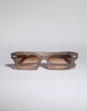 Marla acetate sunglasses Cashmere Beige Eyewear - Brunello Cucinelli