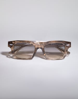 Jared acetate sunglasses Glass Olive Eyewear - Brunello Cucinelli