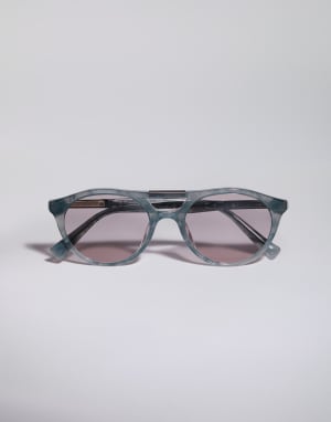 Sonnenbrille aus Azetat Cashmere Grau Brillen - Brunello Cucinelli