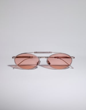 Titanium sunglasses Satin Silver Eyewear - Brunello Cucinelli