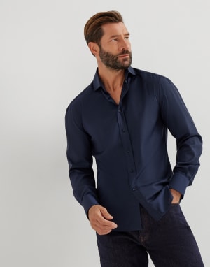 Poplin shirt Night Man - Brunello Cucinelli