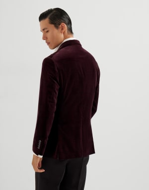 Tuxedo Jacket Amaranth Man - Brunello Cucinelli