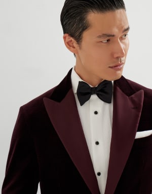 Tuxedo Jacket Amaranth Man - Brunello Cucinelli