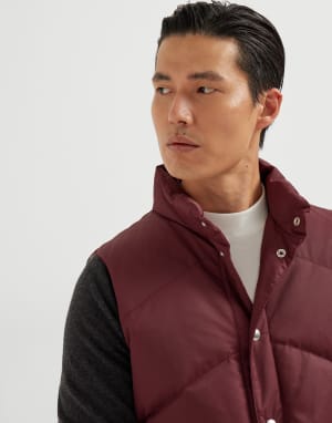 Daunenweste Amarant Herren - Brunello Cucinelli