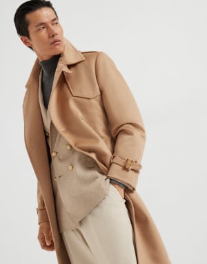 Trench Beige Herren - Brunello Cucinelli