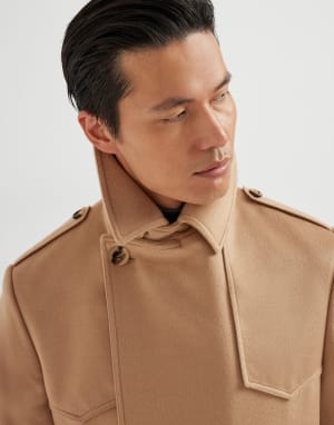 Trench Beige Herren - Brunello Cucinelli