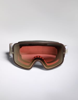 Masque de ski avec verre de rechange Marron Lunettes - Brunello Cucinelli