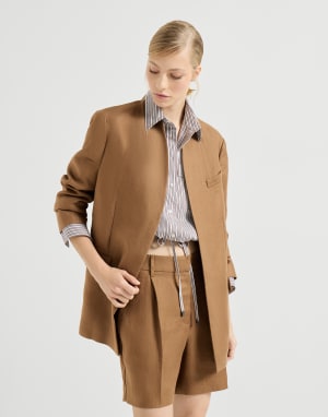 Diagonal blazer Mou Woman - Brunello Cucinelli