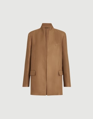 Diagonal blazer Mou Woman - Brunello Cucinelli