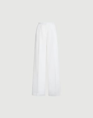 Sartorial track trousers White Woman - Brunello Cucinelli