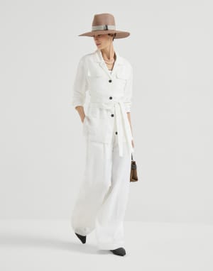 Sartorial track trousers White Woman - Brunello Cucinelli