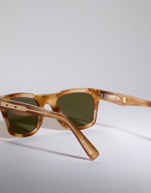 Mr. Brunello Goldcraft avec or Havane Miel Lunettes - Brunello Cucinelli