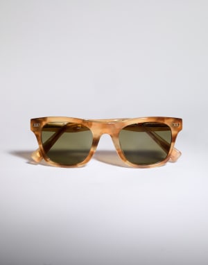 Mr. Brunello Goldcraft avec or Havane Miel Lunettes - Brunello Cucinelli