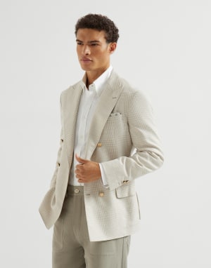 Veste déstructurée Prince de Galles Yuta Homme - Brunello Cucinelli