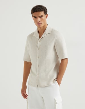 Short sleeve shirt Panama Man - Brunello Cucinelli