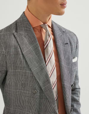 Silk necktie Earth Man - Brunello Cucinelli