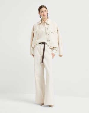 Cashmere net sweater Panama Woman - Brunello Cucinelli