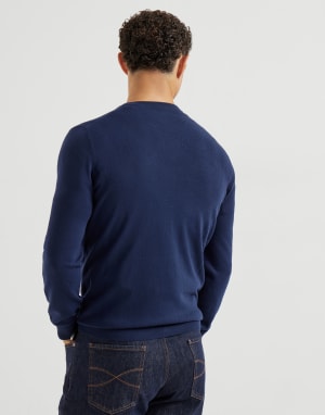 Vicuña sweater Blue Man - Brunello Cucinelli