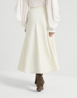 Flute skirt Milk Woman - Brunello Cucinelli