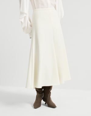 Flute skirt Milk Woman - Brunello Cucinelli
