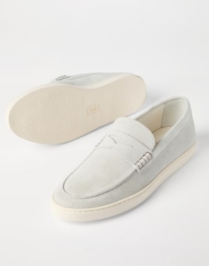 Loafer sneakers Ivory Man - Brunello Cucinelli