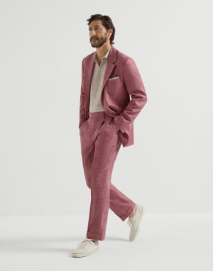 Hopsack suit Coral Man - Brunello Cucinelli