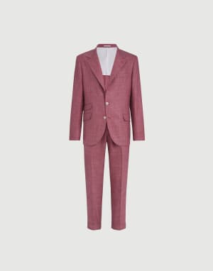 Hopsack suit Coral Man - Brunello Cucinelli