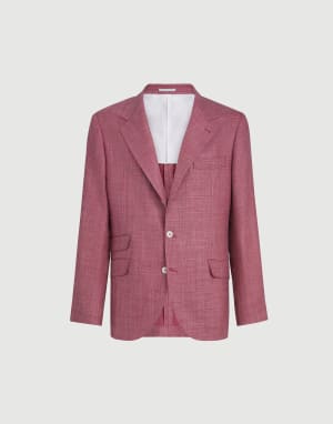 Hopsack blazer Coral Man - Brunello Cucinelli