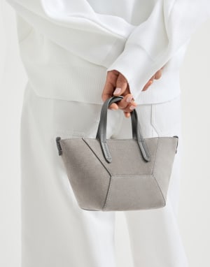 スエード BC Duo バッグ(ミニ) カーキ レディース - Brunello Cucinelli