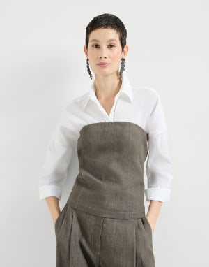 抹胸上衣 橄榄色 女款 - Brunello Cucinelli