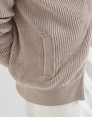 Malfilé cotton cardigan Yuta Man - Brunello Cucinelli