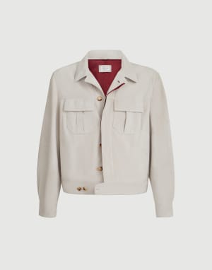 Suede jacket Sand Man - Brunello Cucinelli